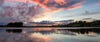 View over Lough Fea water in County Tyrone