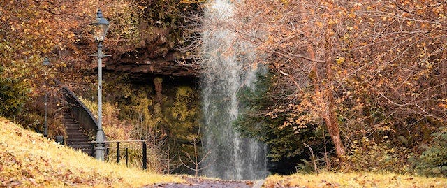 Waterfall at Glencar, County Leitrim