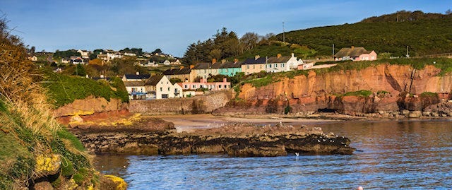 The bay at Dunmore East, County Waterford